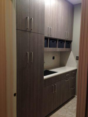 Laundry room cabinets