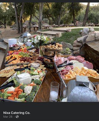 Grazing tables and charcuterie