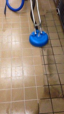 Tile cleaning