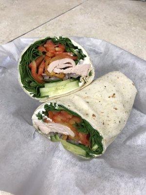 Turkey red pepper wrap