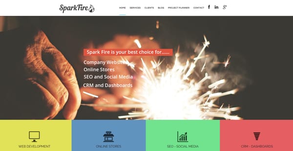 Spark Fire Web Design