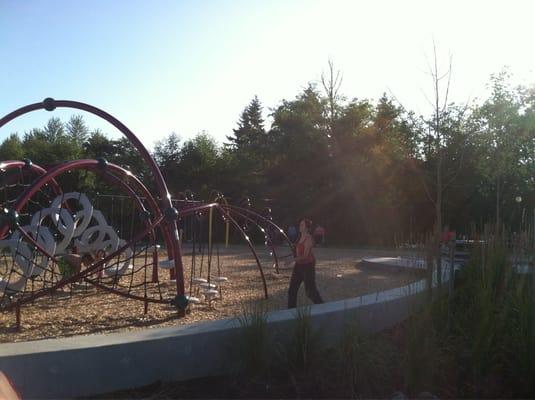 Playground & diploma in the background