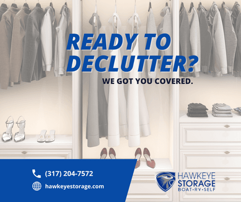 Ready to declutter and save big? Give us a call now and discover how you can score an entire month of self storage for FREE!