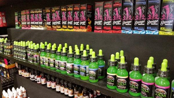 Vape on with our selection of e-juices! Only the best lives on our shelves!