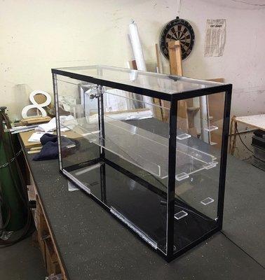 Trade show display case