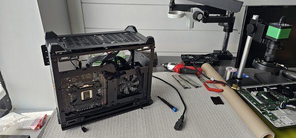 Repairing  the gaming computer