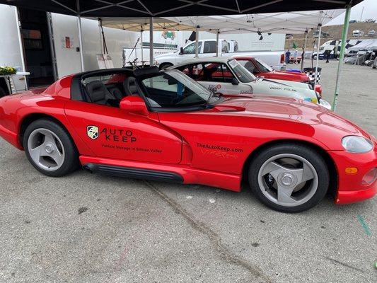 At the 2022 Rolex Reunion paddock in very fine company.