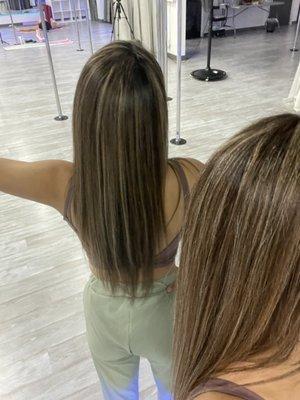 Highlights and Brazilian Blowout