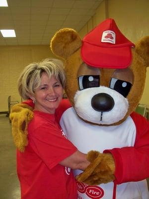 Becky with the Good Neighbear!