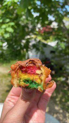 Fried 7 Layer cookies w/nutella