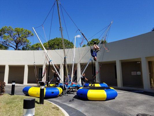 Bungee trampolines