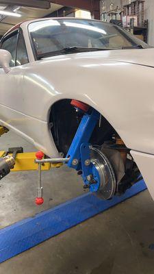 Rolling the fenders on a Miata