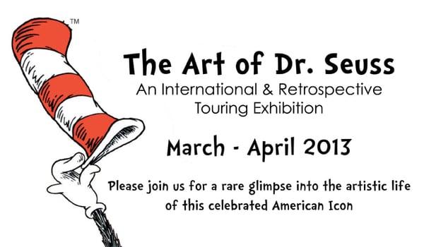 The Art of Dr. Seuss! great for kids, currently showing at Sarah Bain Gallery