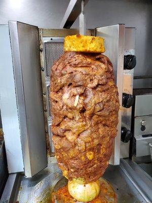 Al pastor trompo