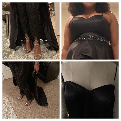 Alterations- Black Sequined Jumpsuit