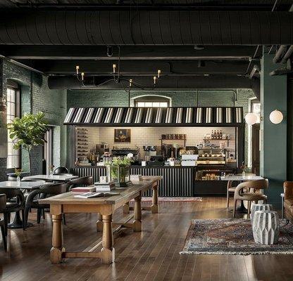 Spinning Jenny's Coffee Bar in The Lincoln Hotel lobby