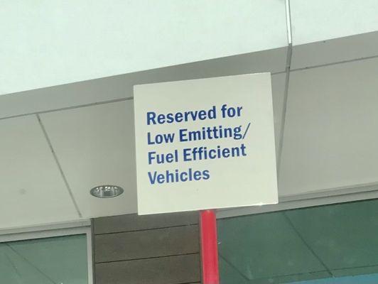 Stop with the woke messaging with parking spaces at Bank of America. You write loans for every car