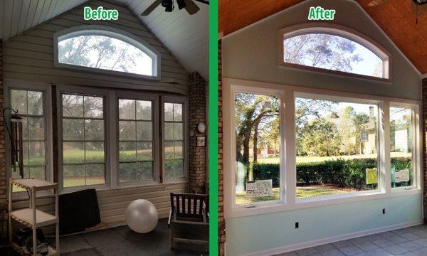 Sunroom conversion