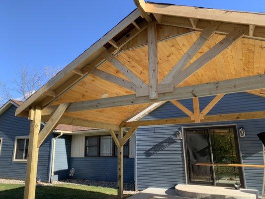 Custom Pavilion and barrel ceiling