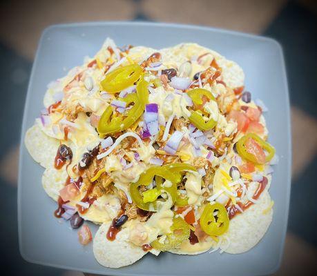 Crazy chicken nachos