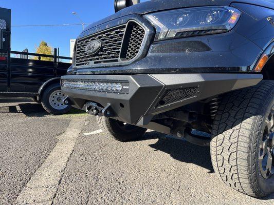 Addictive desert design, front bumper