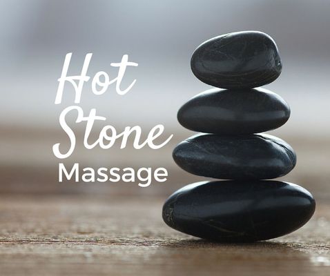 Now introducing hot stone massage for the colder weather coming! Ask about mini hot stone or full body hot stones available.