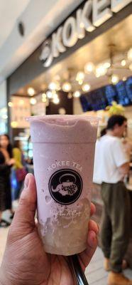 Taro Slush with coconut jelly