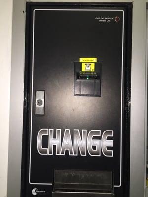 Change machine ..... So convenient !!!!