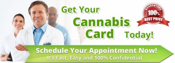 Get your Medical Marijuana Card  today!!! Walk Ins Welcome!