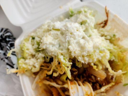 Sopes con cerdo