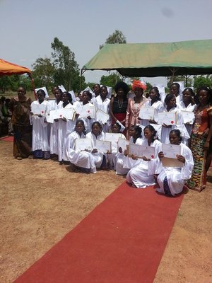 CWO offers vocational schools in Burkina Faso and Haiti. Here Burkina women are graduating and ready to start their new lives!