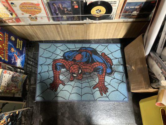 Yep!  Spiderman rug!