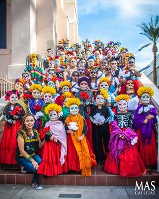 Ballet Folklorico Quetzalli - AZ Dia de los muertos performance