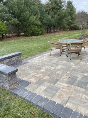 Paver patio