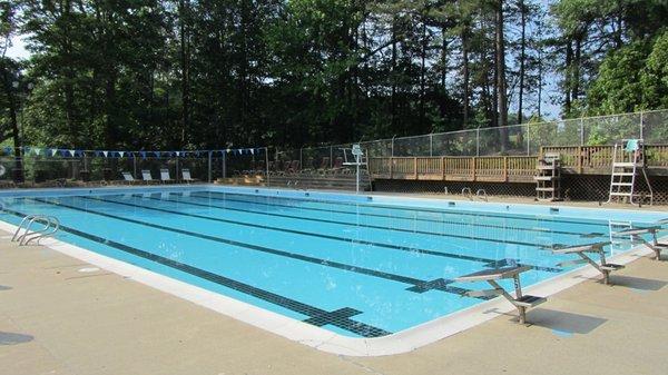 Adult only lap pool and Swim Team Pool.