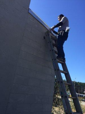 Security camera installations for COMMERCIAL BUILDINGS.