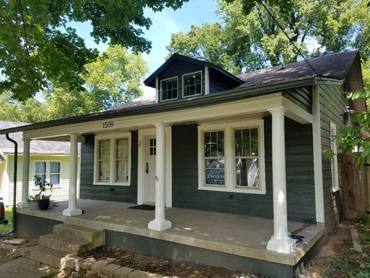 Exterior paint wood siding