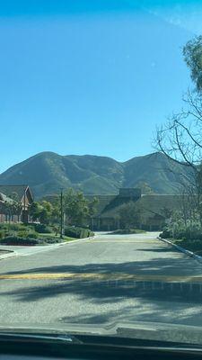 The view driving into the facility.