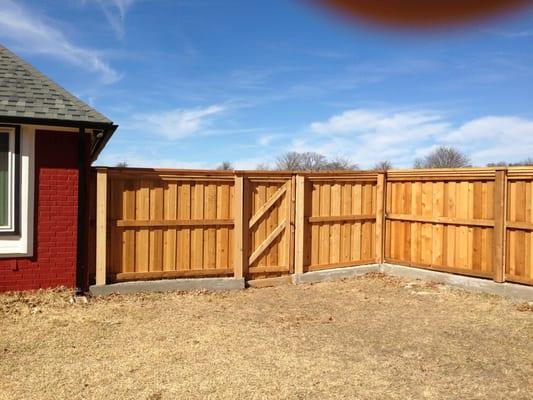 New Cedar Fence