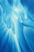 Healing hands extended to help you through any mental, emotional, physcial, or spiritual healing you need.