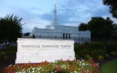 Nashville Tennessee temple. Church of Jesus Christ of Latter Day Saints.