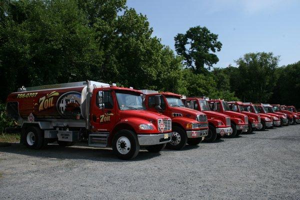 Beautifully maintained large fleet of trucks