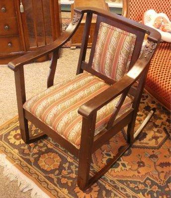 Antique Mahogany Rocking Chair