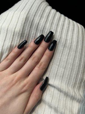 Black acrylics