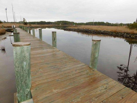 Glen Riddle Marina Entrance Wintertime.