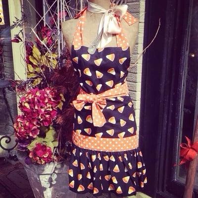 just bought the cutest fall festive apron here and at a great price too!