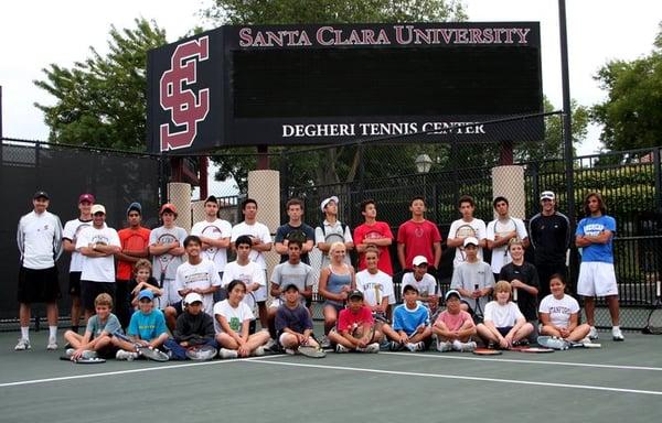 Daily high performance clinics at Santa Clara University, Mission College and West Valley College