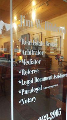 Paralegal office of Jim W Hildreth