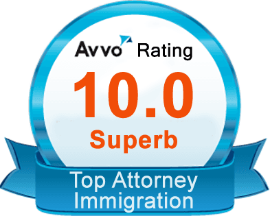 Our lead attorney, Hasan Abdullah is rated 10.0 on Avvo.com as a top immigration attorney. A small percentage of attorneys are rated 10/10