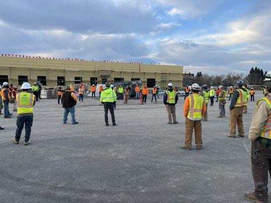 Safety Meeting Santa Rosa Va Clinic.